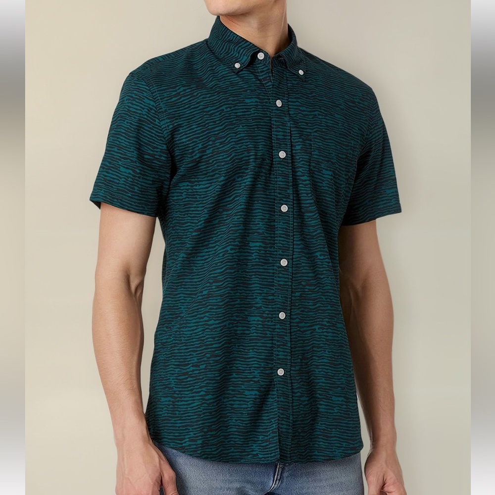 Goodthreads Men's Dark Teal button-up  Shirt